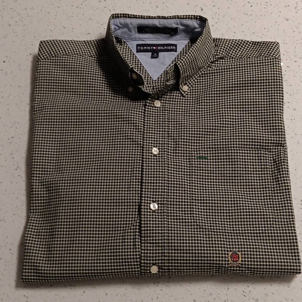 Vintage Y2K Tommy Hilfiger Plaid Button Down Shirt NWOT